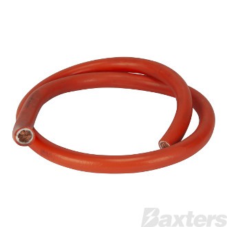 Battery Cable 70mm2 Single Core Double Insulated Flexible Welding Cable Orange Per Metre