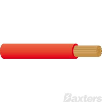 Battery Cable 1 B&S Red 30m 
