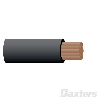 Battery Cable 3 B&S Black 10m 