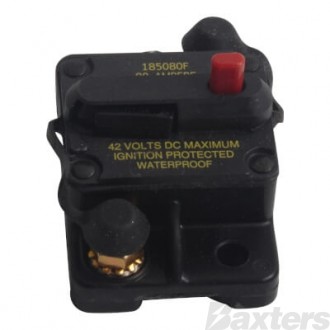 Thermal Circuit Breaker 80A 12-42V Manual Reset Type III Surface Mount IP67