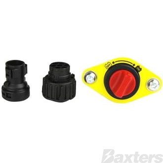 Rotary Switch 9-32V ON/OFF 10mA to 5A Per Contact Set (no plug or decal)
