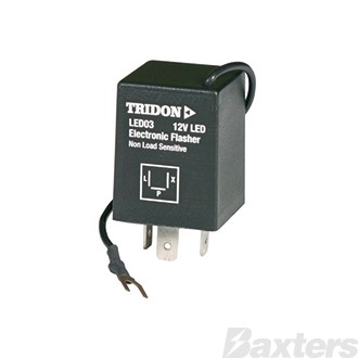 Flasher Can LED Tridon 12V 3 Pin No Load Sense 