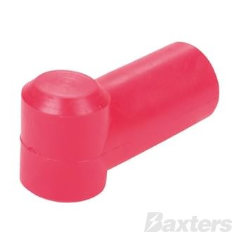 Insulator Terminal Cover Red 2 B&S Ring Flat Top EA