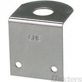 GME UHF Aerial Bracket, 1.5mm Stainless Steel Bonnet/Boot L Bracket