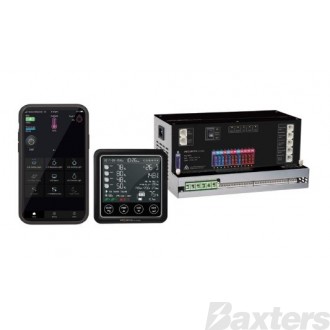 Intelli-RV Power Management 12V 35A 11 Channels & MPPT Bluetooth LCD Monitor