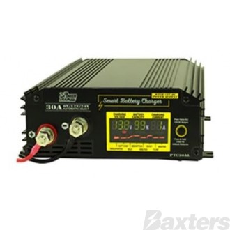 Battery Charger/Power Supply 6/12/24V 30A Output Lithium Compatible H/Duty