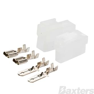 QK 2 Way Connector Kit White 