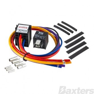 Relay Mini Kit Redarc 12V 60/8 0A Change Over Resistor Protec ted Prewired Relay Base and Co