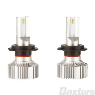 LED Headlamp Conversion Kit V2 10-30V H7 18W 5700K +140% More Light + 12V T10 LED