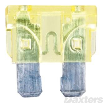 Standard Blade Fuse 20A Yellow 10 Pack 
