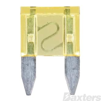 Mini Blade Fuse 20A Yellow 10 Pack 