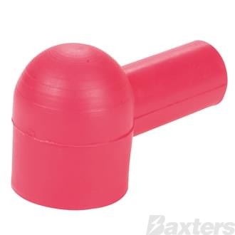 Insulator Terminal Cover Red 8 B&S 18mm Ring Dome Top High Profile Standard Length