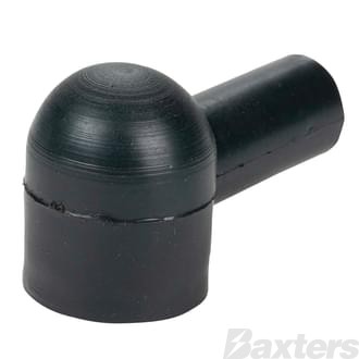 Insulator Terminal Cover Black 6 B&S 18mm Ring Dome Top High Profile Standard Length