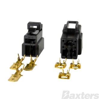 Roadpower QK Series 250 Connector Kit Black 3 Way 