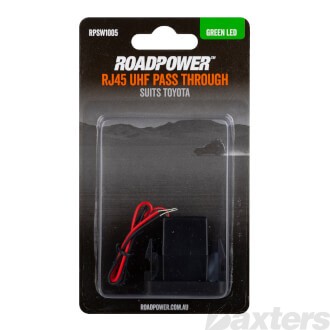 Switch Roadpower RJ45 Passthrough Suits Toyota Includes Harness 39 x 21mm Green LED