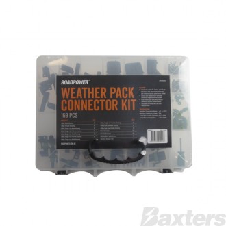 Roadpower Weather Pack Connector Kit 169 Pcs c/w Terminal Release Tool