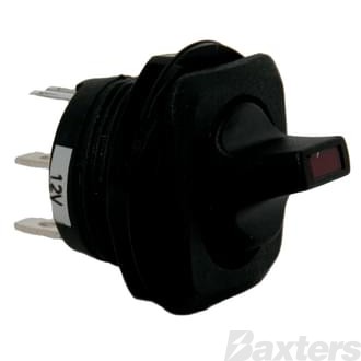 Switch Toggle 12V 20A ON/OFF Red LED Indicator 