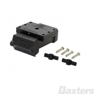 Anderson Connector Cover Surface Mount with LED Black Suits SB120