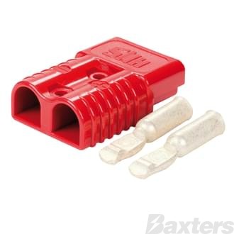 Anderson Connector 175A Red 1/0 AWG Contacts Genuine Anderson Power Products