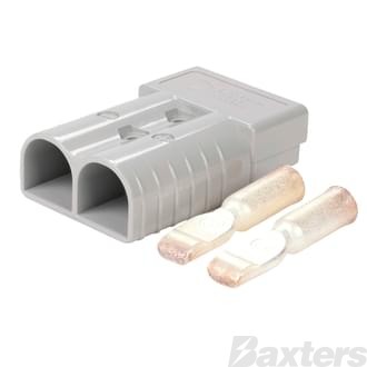 Anderson Connector 350A Grey 2/0 AWG Contacts Genuine Anderson Power Products