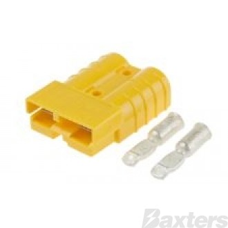 Genuine Anderson Power Product 50A Yellow Connector with 8AWG Contacts