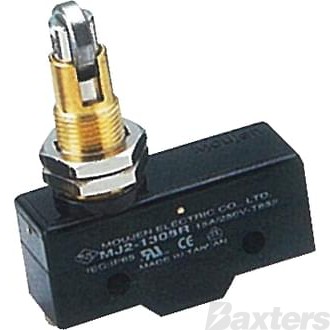 Switch Micro Push Roller Right 12V 10A 24V 5A Change Over Contacts