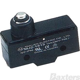 Switch Micro Large Push Button With Seal 12V 10A 24V 5A Change Over Contacts