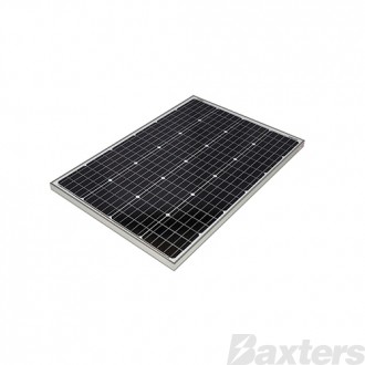 Solar Panel Monocrystalline 12V 120W 1005 x 670 x 35mm Anodised Aluminium Frame