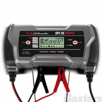 Battery Charger SPi Pro 12/24V 25/12.5A Lithium Charge and Desulphation Modes