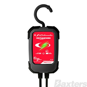 Schumacher Battery Charger 6/12V 1A Microprocessor Controlled Multi-Stage Charging AGM, Standard & Gel Cell