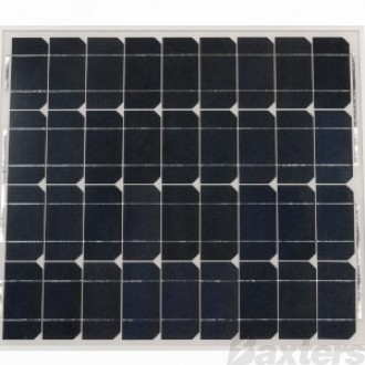 Solar Panel Monocrystalline 12V 30W 560 x 350 x 25mm Series 4a