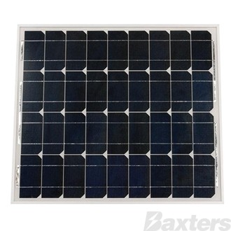 Solar Panel Monocrystalline 12V 55W 545 x 668 x 25mm Series 4a
