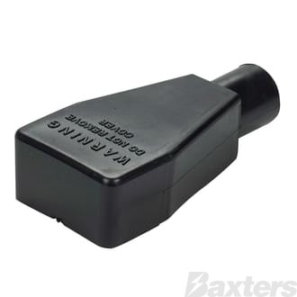 Insulator Terminal Cover Black 0-00 B&S Battery Terminal Straight EA