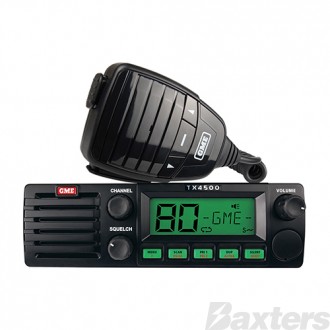 UHF Radio 5W DIN Mount 80 Channel With ScanSuite CB Radio